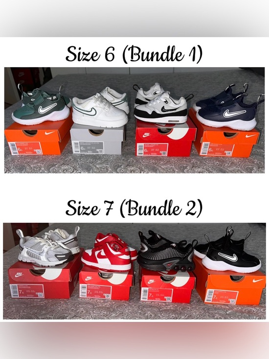 Nike Other - Nike Toddler Sneakers Bundle- Size 6 And Size 7. Can Be Unisex